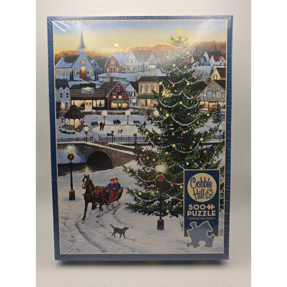 Cobble Hill jigsaw puzzle;  Village Tree by Persis Clayton Weirs;  500 pcs